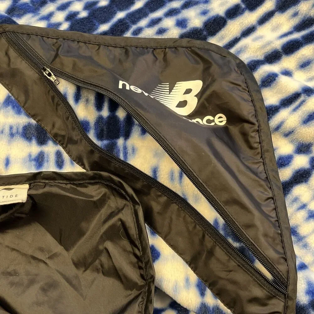 New Balance x Slowtide Camp Blanket Blue Tie Dye Fleece Outdoor Picnic Throw